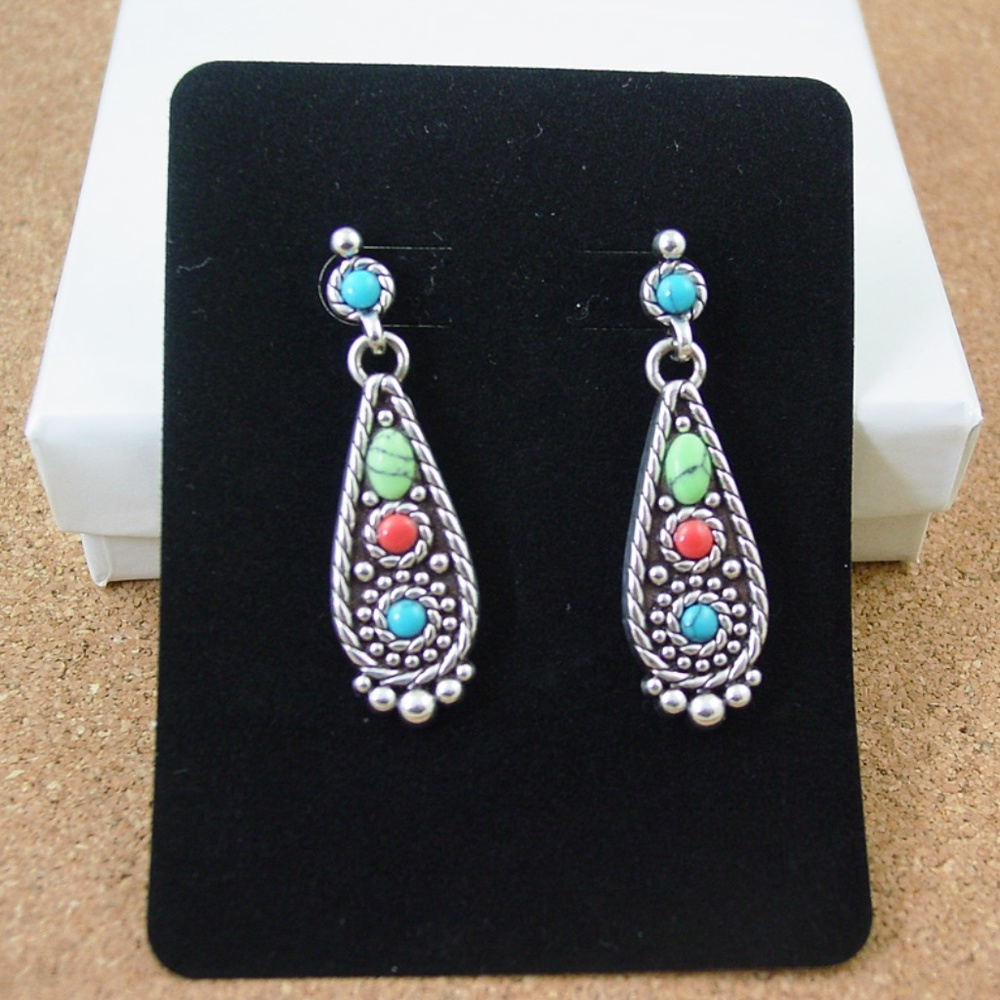 BRIGHTON LORETTO MESA DROP POST EARRINGS ~NEW